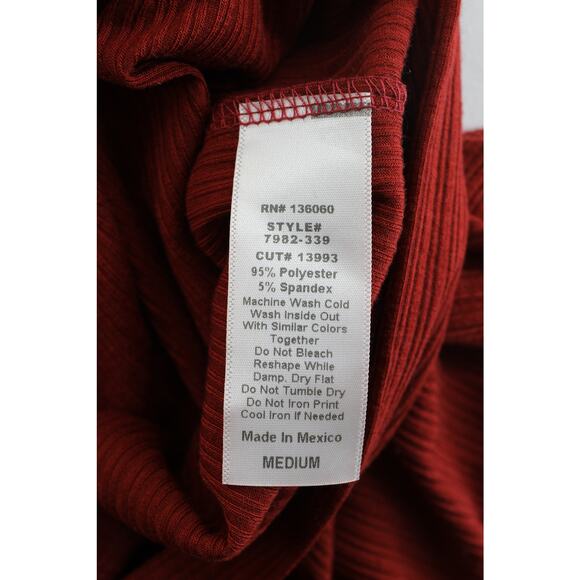 NWT PST by Prject Social T red one sleeve crop top womens medium coquette - Picture 4 of 5